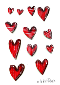 Coeur rouge vibrant pour exprimer votre amour